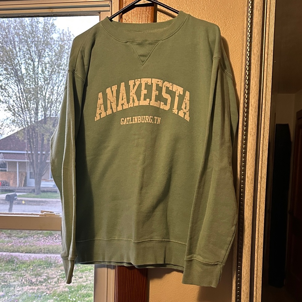 Olive Green Crewneck Sweatshirt